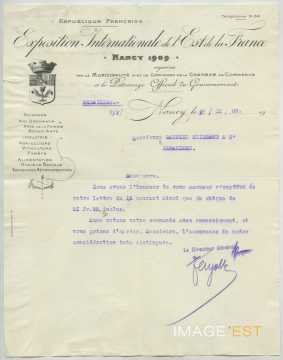 Exposition internationale de l'Est de la France, 1909 (Nancy)