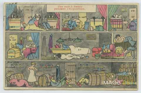 Une nuit à Nancy pendant l'Exposition