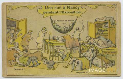 Une nuit à Nancy pendant l'Exposition