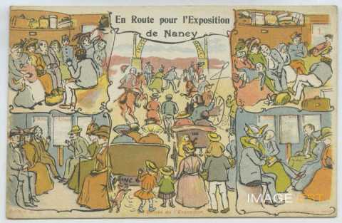 En route pour l'Exposition