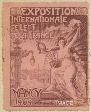 Timbre de l'Exposition de 1909 (Nancy)