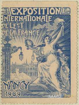 Timbre de l'Exposition de 1909 (Nancy)