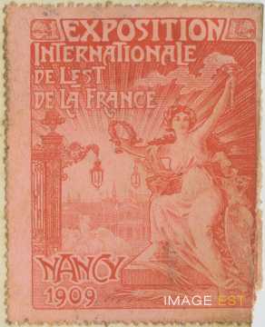 Timbre de l'Exposition de 1909 (Nancy)