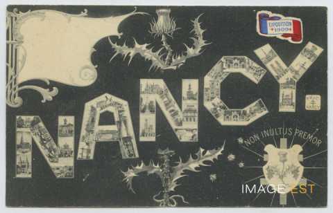 Carte postale illustrée (Nancy)