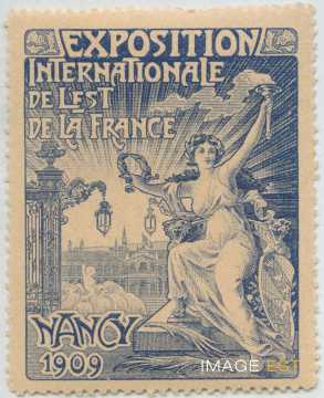Timbre de l'Exposition de 1909 (Nancy)