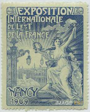 Timbre de l'Exposition de 1909 (Nancy)