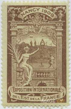 Timbre de l'Exposition de 1909 (Nancy)