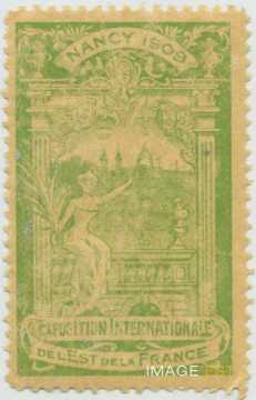 Timbre de l'Exposition de 1909 (Nancy)