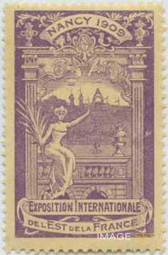 Timbre de l'Exposition de 1909 (Nancy)