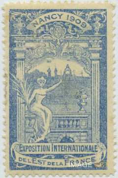 Timbre de l'Exposition de 1909 (Nancy)