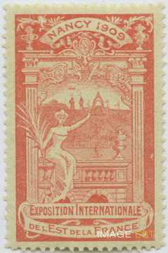 Timbre de l'Exposition de 1909 (Nancy)