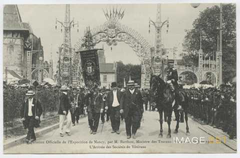 Inauguration officielle de l'Exposition de 1909 (Nancy)