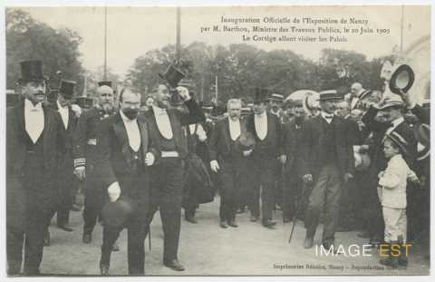 Inauguration officielle de l'Exposition de 1909 (Nancy)