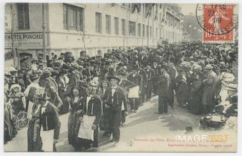 Souvenir des fêtes alsaciennes (Nancy)