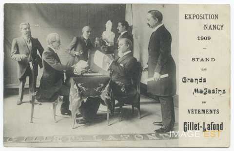 Stand des Grands Magasins de vêtements Gillet-Lafond (Nancy)