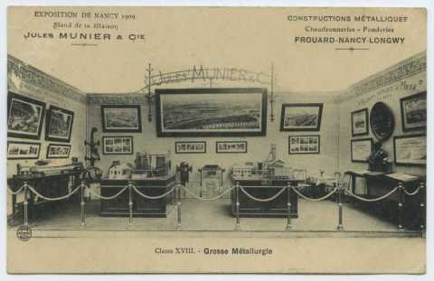Stand de la Maison Jules Munier et Compagnie (Nancy)