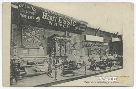 Stand des Établissements Henri Essig (Nancy)
