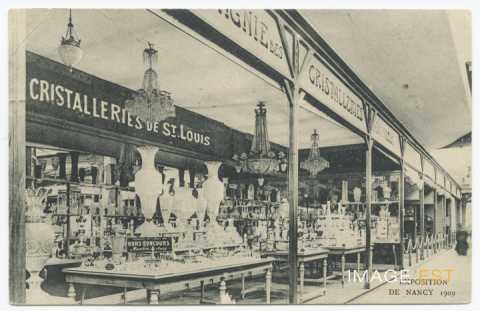 Stand de la Compagnie des Cristalleries de Saint-Louis (Nancy)