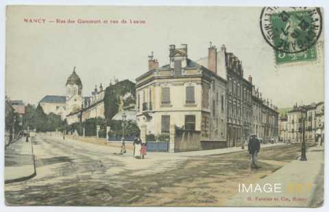 Rue des Goncourt et rue de Laxou (Nancy)