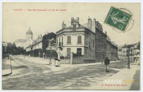 Rue des Goncourt et rue de Laxou (Nancy)