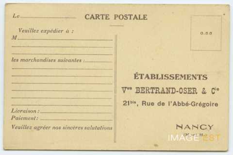 Établissements Veuve Bertrand-Oser & Cie (Nancy)