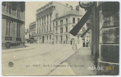 Rue de la Commanderie et rue Saint-Léon (Nancy)