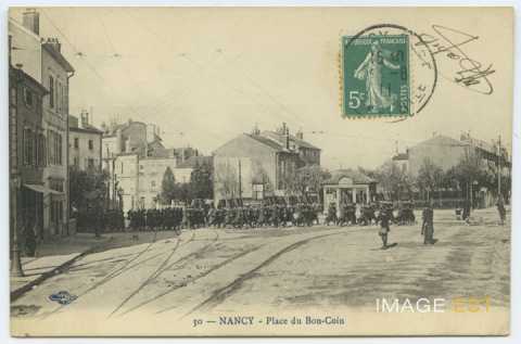 Carte publicitaire pension de famille L. Hue (Nancy)