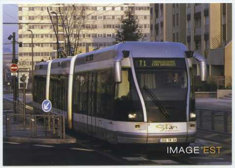 Une rame Bombardier (Nancy)