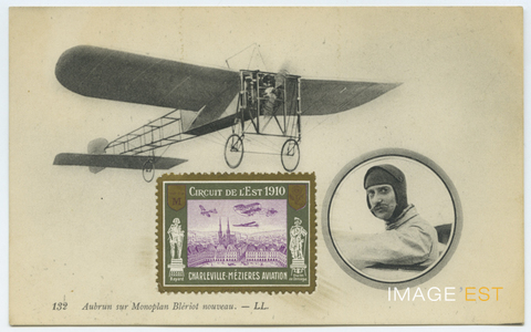 Aubrun sur un monoplan Blériot (Charleville-Mézières)
