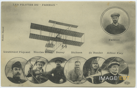 Les pilotes du Farman