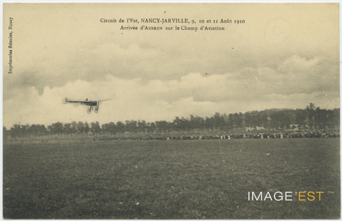 Arrivée du pilote Émile Aubrun (Jarville-la-Malgrange)