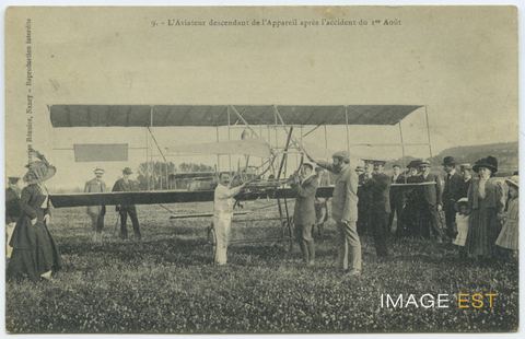 Un avion accidenté