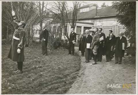 Visite en Lorraine de S. Exc. William C. Bullitt (Pont-à-Mousson)