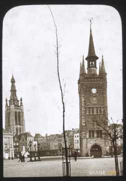 Beffroi et église Saint-Martin (Courtrai)