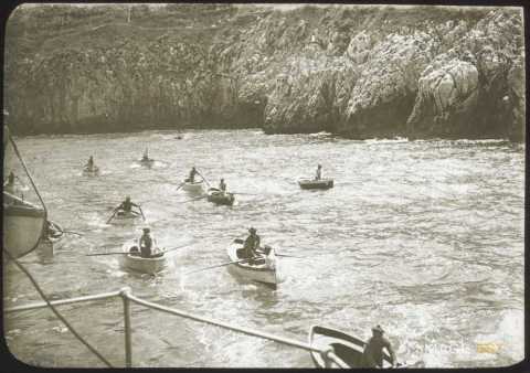 Marins en barque (Capri)