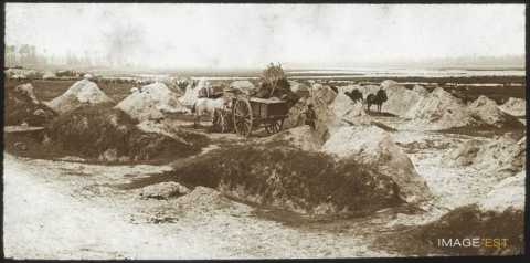 Récolte de sable (Mont-Saint-Michel)