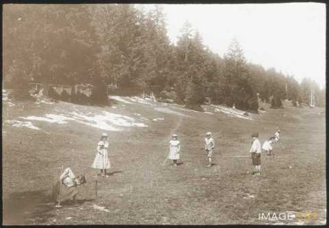 Joueurs de croquet (Les Rasses)