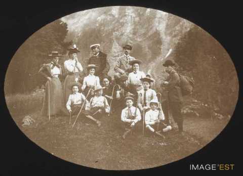 Groupe en randonnée (Les Rasses)
