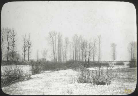 Paysage enneigé (Blainville-sur-l'Eau)