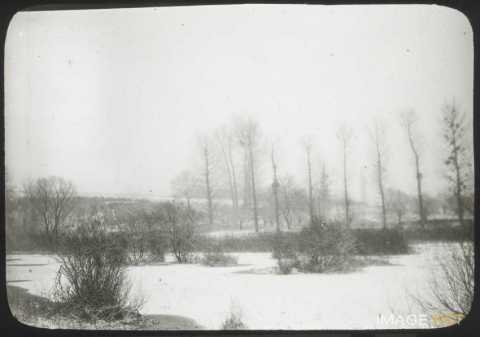 Paysage enneigé (Blainville-sur-l'Eau)