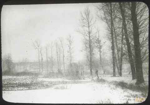Paysage enneigé (Blainville-sur-l'Eau)