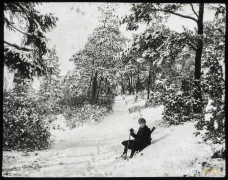 Enfant dans la neige (Malzéville)