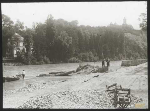 Extraction du sable (Genève)