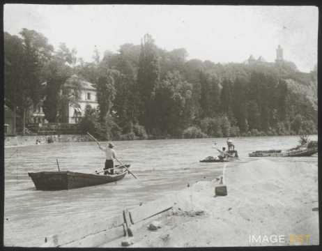 Extraction du sable (Genève)