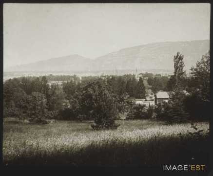 Genève et la montagne Salève (Suisse)