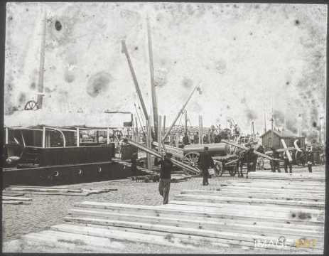 Déchargement de navire (Anvers)