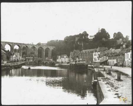 Viaduc et embarcadère (Dinan)