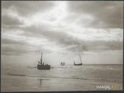 Bateaux sur la Manche (Berck)