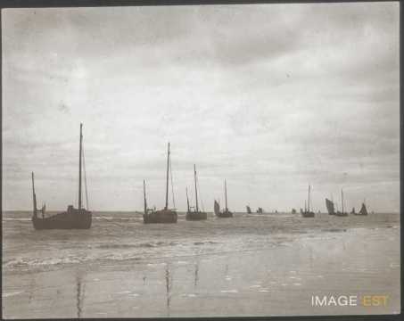 Bateaux sur la Manche (Berck)