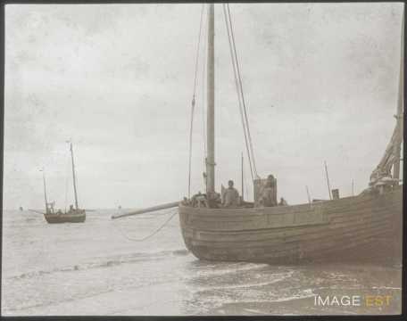 Bateaux sur la Manche (Berck)